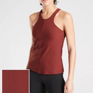 Athleta Intensity Support Top in SuperSonic, Russet Brown | size medium